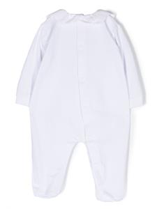 Siola Romper met geborduurde bloemen - Wit