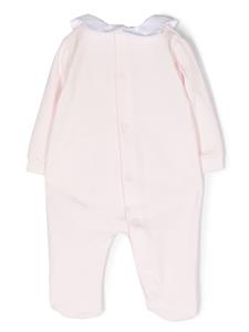 Siola Romper met geborduurde bloemen - Roze