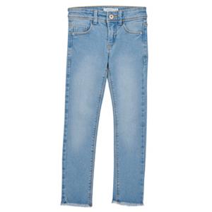 Name It Regular-fit-Jeans Skinny Jeans Denim Hose mit Fransen NKFPOLLY 5538 in Hellblau