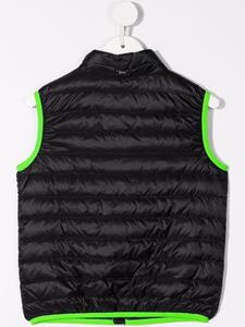 hernokids Herno Kids Bodywarmer met contrasterende afwerking - Zwart