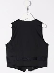 paolopecorakids Paolo Pecora Kids Gilet met enkele rij knopen - Blauw