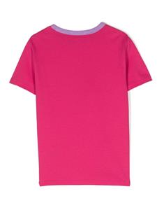 marcjacobskids Marc Jacobs Kids T-shirt met logoprint - Roze