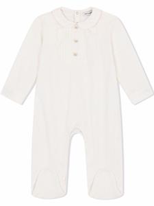 dolce&gabbanakids Dolce & Gabbana Kids Romper set met GG-logo - Wit