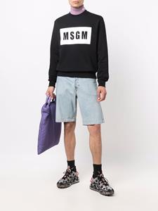 MSGM Sweater met logoprint - Zwart