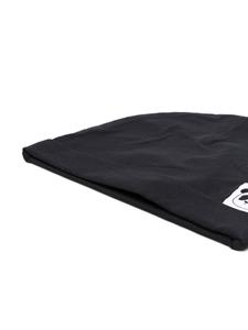 Muts met logopatch - Zwart