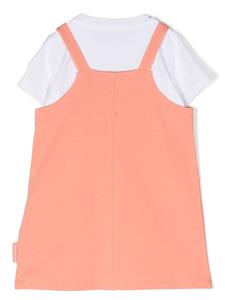 monclerenfant Moncler Enfant Jurk met logoprint - Oranje