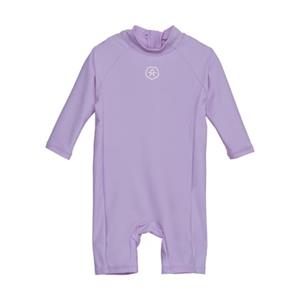 Color Kids - Kid's Suit L/S - Lycra, purper
