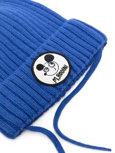 Mini Rodini Muts met logopatch - Blauw