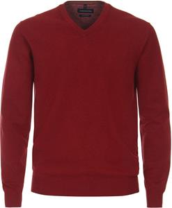 Casa Moda Pullover V-Hals Rood