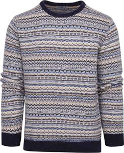 Suitable Prestige Fair Isle Pullover Beige