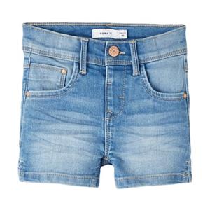 name it Jeans Shorts Nmfsalli Medium Blauw Denim