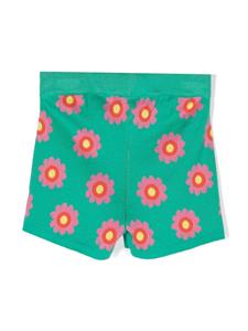 stellamccartneykids Stella McCartney Kids Shorts met bloemenprint - Groen