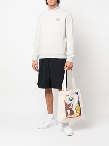 A.P.C. Sweater met logoprint - Grijs