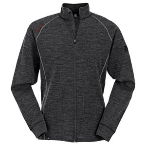 Maul Sport  Brisi Merino Fleecejacke - Merinovest, zwart/grijs