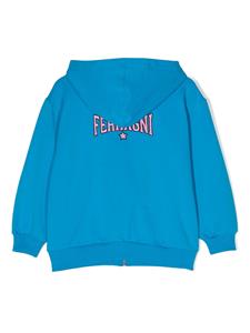 Chiara Ferragni Kids Jack met capuchon - Blauw