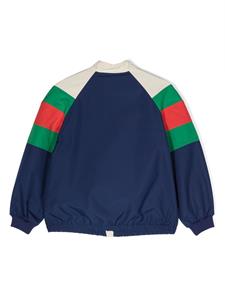 Gucci Kids Bomberjack met colourblocking - Beige