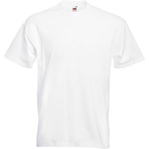 Fruit Of The Loom Set van 3x stuks basic wit t-shirt voor heren