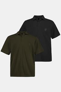 JP1880 Poloshirt Poloshirt Halbarm Piqué Badges