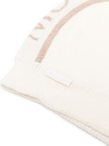 monclerenfant Moncler Enfant Bivakmuts met logoprint - Wit