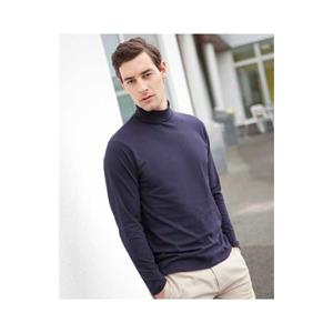 Henbury Heren col t-shirt roll-neck -