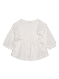 Chloé Kids Shirt met ruches - Wit