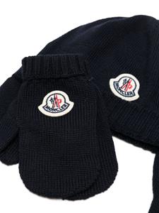 monclerenfant Moncler Enfant Twee mutsen met logopatch - Blauw