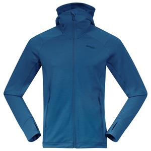 Bergans  Ulstein Wool Hood Jacket - Wollen vest, blauw