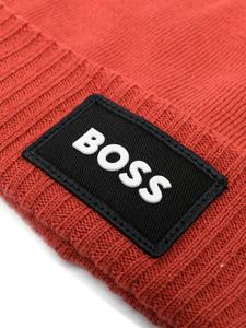 BOSS Kidswear Muts met geborduurd logo - Oranje