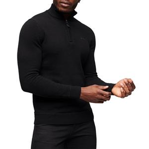Superdry Sweatshirt Herren Strickpullover - Henley, ESSENTIAL EMB KNIT