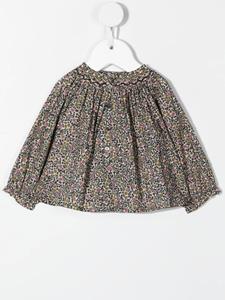 Bonpoint Blouse met bloemenprint - Groen