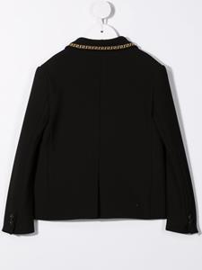 versacekids Versace Kids Blazer met enkele rij knopen - Zwart