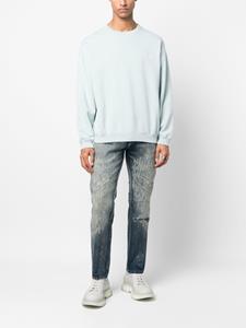 Neighborhood Sweater met geborduurd logo - Blauw