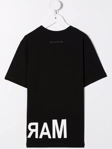 mm6maisonmargielakids MM6 Maison Margiela Kids T-shirt met logo - Zwart