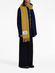 Marni Geruite trui met V-hals - Blauw