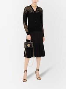 dolce&gabbana Dolce & Gabbana Vest met kant - Zwart