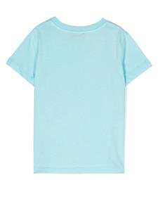 missonikids Missoni Kids T-shirt met logoprint - Blauw