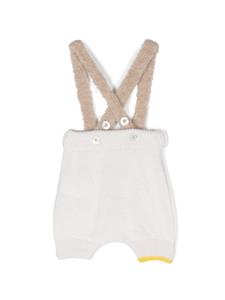 Gensami kids Intarsia tuinbroek - Beige