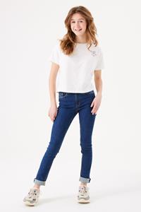 Garcia Stoffhose uni passform textil (1-tlg)