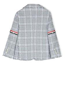thombrownekids Thom Browne Kids Sportjack met enkele rij knopen - Grijs