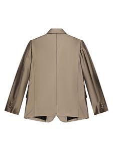 dolce&gabbanakids Dolce & Gabbana Kids Blazer met enkele rij knopen - Bruin