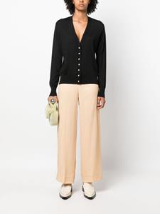 jilsander Jil Sander Fijngebreid vest - Zwart