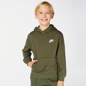 Nike Hoodie voor kids Sportswear Club Fleece - Cargo Khaki/White, Cargo Khaki/White