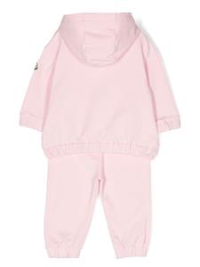 monclerenfant Moncler Enfant Trainingspak met logopatch - Roze