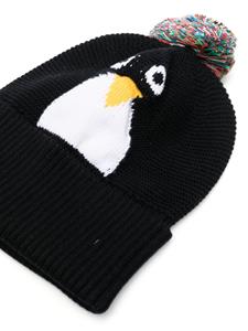 stellamccartneykids Stella McCartney Kids Intarsia hoed - Zwart