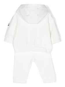 monclerenfant Moncler Enfant Trainingspak met geborduurd logo - Wit
