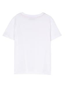 missonikids Missoni Kids T-shirt met logoprint - Wit