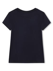 lanvinenfant Lanvin Enfant T-shirt met logoprint - Zwart