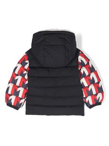 monclerenfant Moncler Enfant Eddie gewatteerde jas - Blauw