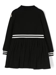 monclerenfant Moncler Enfant Jurk met logopatch - Zwart