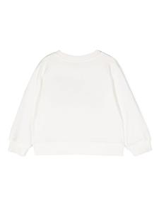 Monnalisa Sweater met borduurwerk - Wit